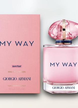 Жіноча парфумована вода giorgio armani my way nectar 90 мл
