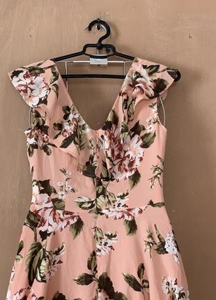 Нежное цветочное платье сукэнка для дюймовочки4 фото