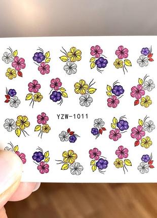 Водный слайдер-наклейка для маникюра