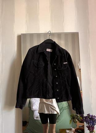 Вельветова джинсова сорочка xs s