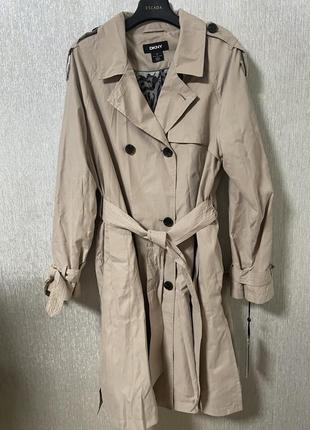 Плащ  - тренч американского бренда dkny, оригинал . размер xl(50-52)