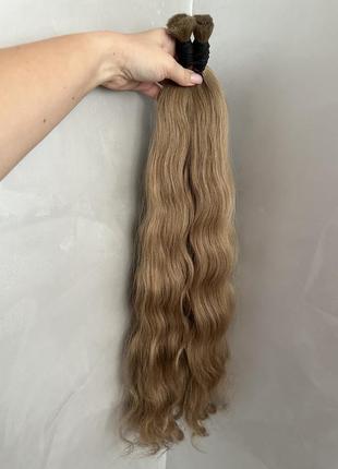 Натуральные русые волосы для наращивания