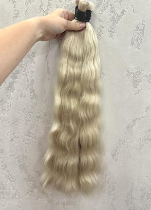 Натуральные волнистые волосы для наращивания