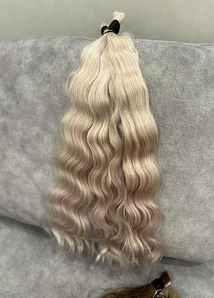 Натуральные волнистые волосы для наращивания