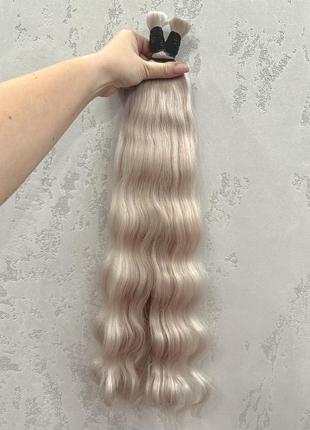 Натуральные волнистые волосы для наращивания