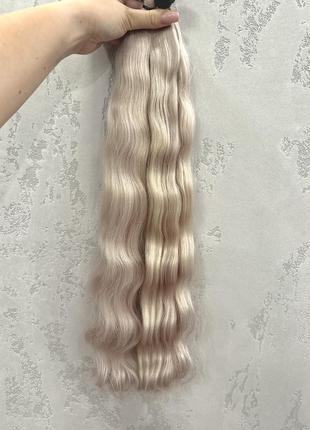 Натуральные волнистые волосы для наращивания