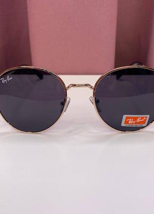 Очки ray-ban солнцезащитные черные7 фото