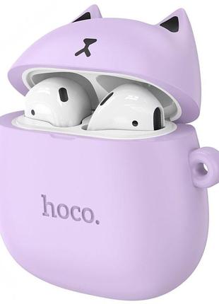 Бездротові tws навушники hoco ew45 (lilac cat)