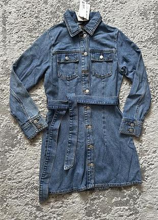 Джинсова сукня zara