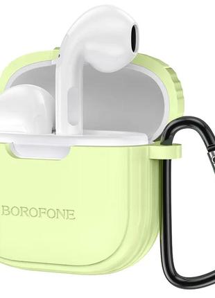 Беспроводные tws наушники borofone bw29 (lemon green)