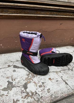 Резиновые ботинки,дутики sorel