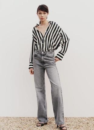 Джинси wide leg zara