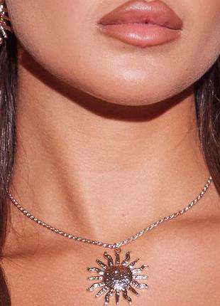 Подвеска солнце на цепочке4 фото