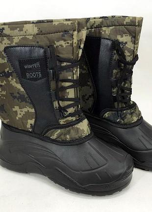 Спец взуття туфлі чоловічі размер 45 (30 см), тактичні чоловічі гумові чоботи, du-255...
