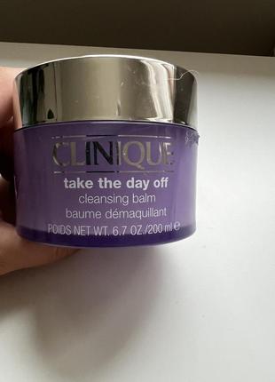Clinique take the day offTM cleansing balm очищающий бальзам для снятия макияжа