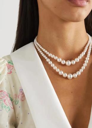 Двошарове перлове намисто