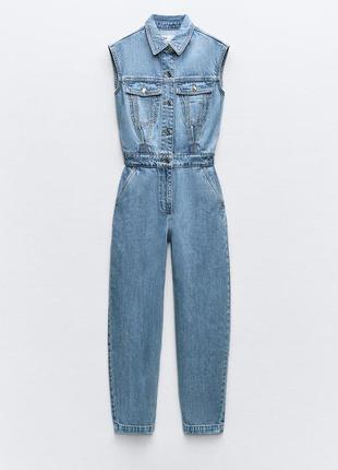 Джинсовий комбінезон zara