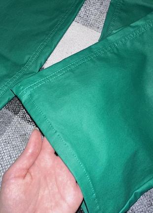 Штаны брюки джинсы зеленые sinsay6 фото
