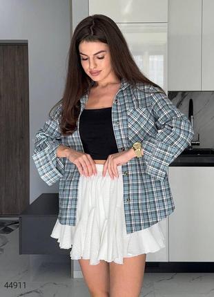 Рубашка в клетку женская