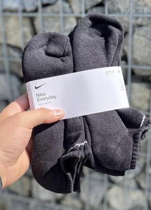 Шкарпетки nike everyday cushioned crew (sx7675-010) оригінал!