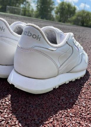 Оригинальные кожаные белые кеды кроссовки туфли reebok classic ,р40/26см,ne clark’s ecco1 фото