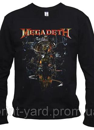 Свитшот черный loys music megadeth style