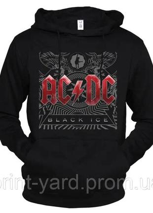 Толстовка черная loys music ac/dc print