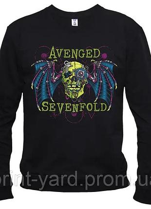 Свитшот черный loys music avenged sevenfold style