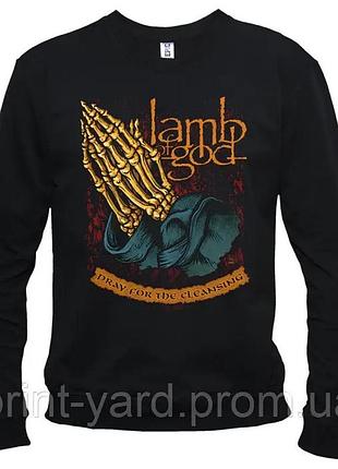 Свитшот черный loys music lamb of god print