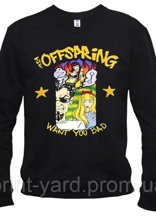 Свитшот черный loys music offspring rock