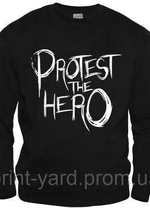 Свитшот черный loys music protest the hero print