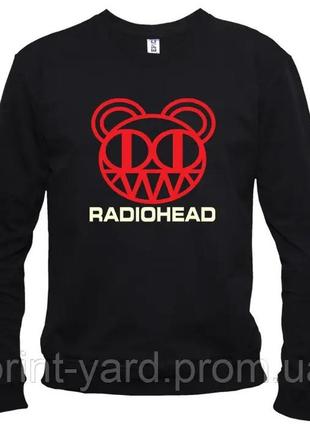 Свитшот черный loys music radiohead print