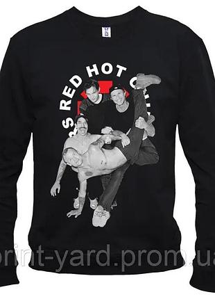 Свитшот черный loys music red hot chili peppers print