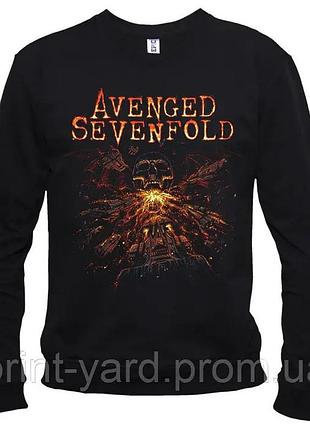 Свитшот черный loys music avenged sevenfold rock