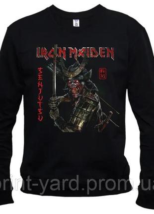 Свитшот черный loys music iron maiden rock print