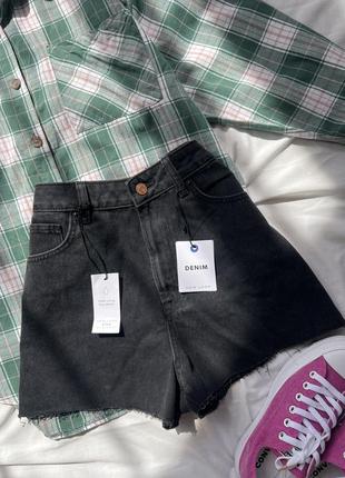 Джинсовые шорты бермуды new look denim