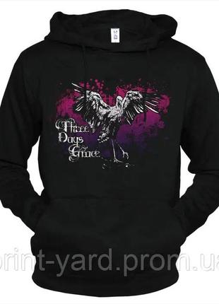 Толстовка черная loys music three days grace