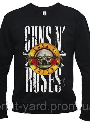 Свитшот черный loys music guns n'roses