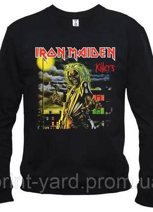 Свитшот черный loys music iron maiden killers