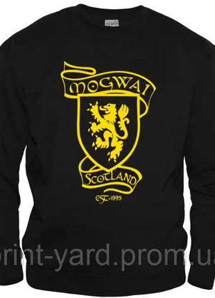 Свитшот черный loys music mogwai scotland