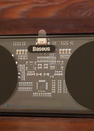 Беспроводная зарядка baseus wxsx010101 2in1 20w (черная)