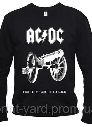 Свитшот черный loys music ac/dc