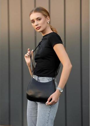 Жіноча сумка leoma marc чорна2 фото