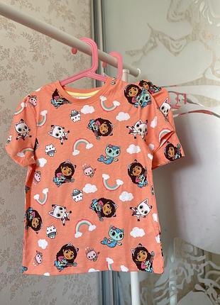 Комплект gabby’s dollhouse габи primark пижама