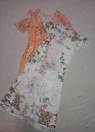 Платье сарафан на запах летний легкий фирменный4 фото