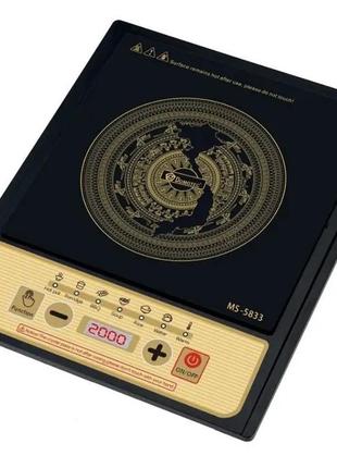 Электроплита индукционная domotec ms-5833 2000w