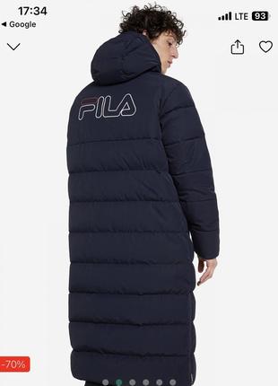 Пуховое пальто мужское fila, размер xl-xxl, в идеальном состоянии.