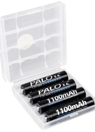Аккумуляторы palo aaa 1.2в 1100мач, ni-mh, 4 шт