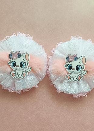 Заколки с котиком