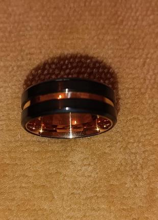 Черное кольцо нержавеющая сталь в стиле панк4 фото